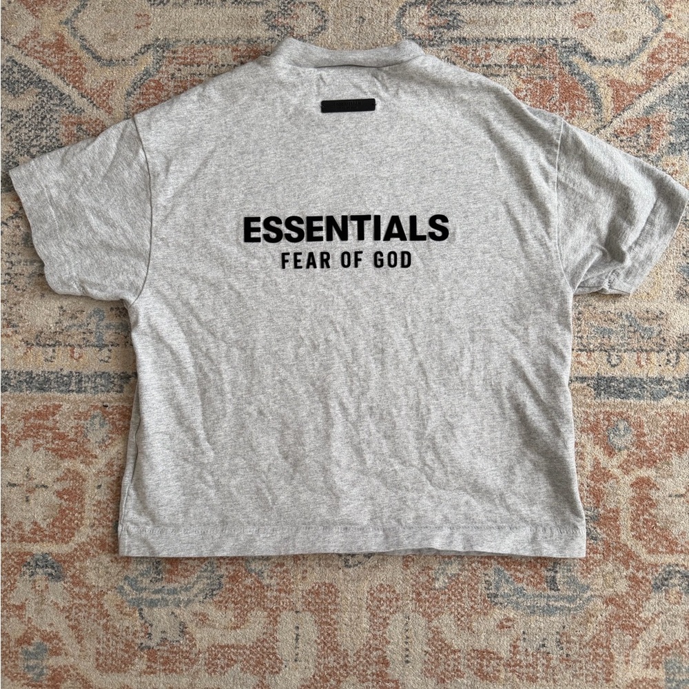 Fear of God Essentials Heather Gray Tee